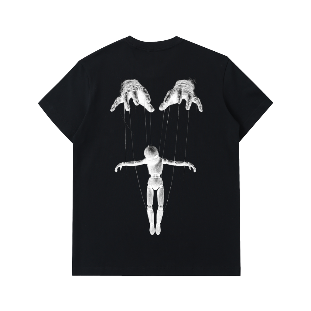 We Are All Puppets Negative Variant - Essential Heavyweight Cotton T-Shirt
