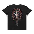 Severed Halo Back Graphic - Unisex Classic Crew Neck Cotton T-Shirt