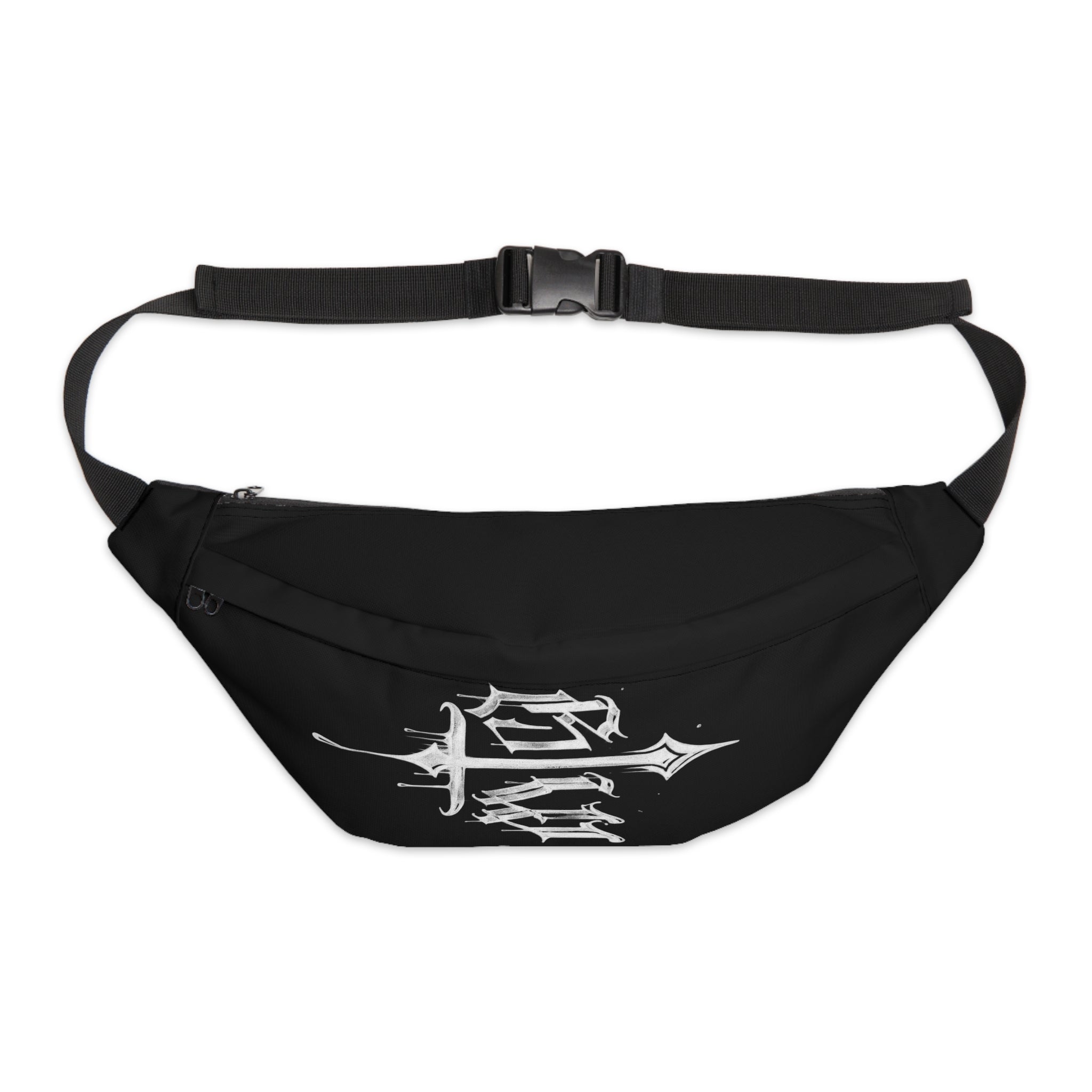 Gothic Calligraphy Fanny Pack — Music Festival Belt Bag