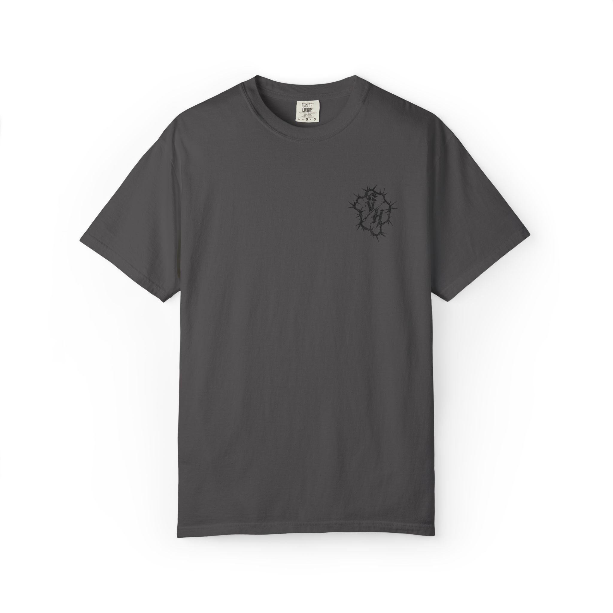 Embroidered Pocket Logo T-Shirt — Custom Color Choice