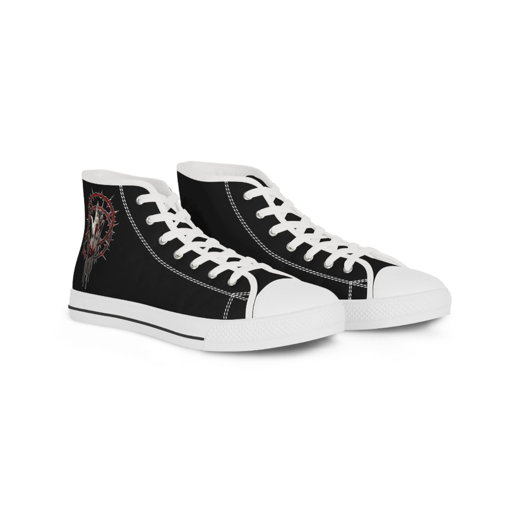 Severed Halo Logo Men's High-Top Sneakers