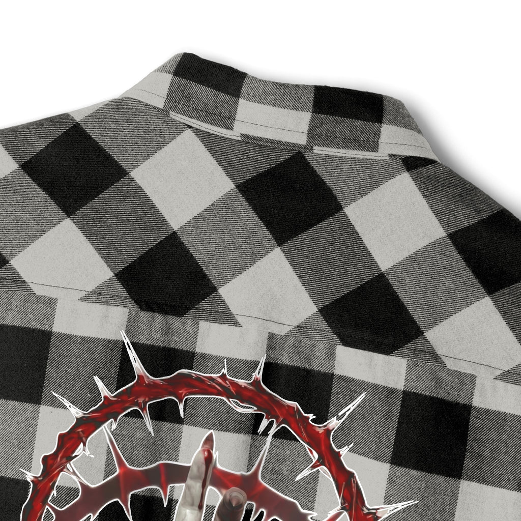 Severed Halo - Flannel Shirt — Graphic Back Print