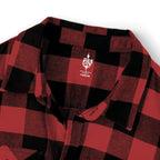 As Above So Below Back Graphic Flannel Shirt