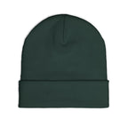 Minimal Gothic Embroidered Knit Beanie — S/H Winter Hat