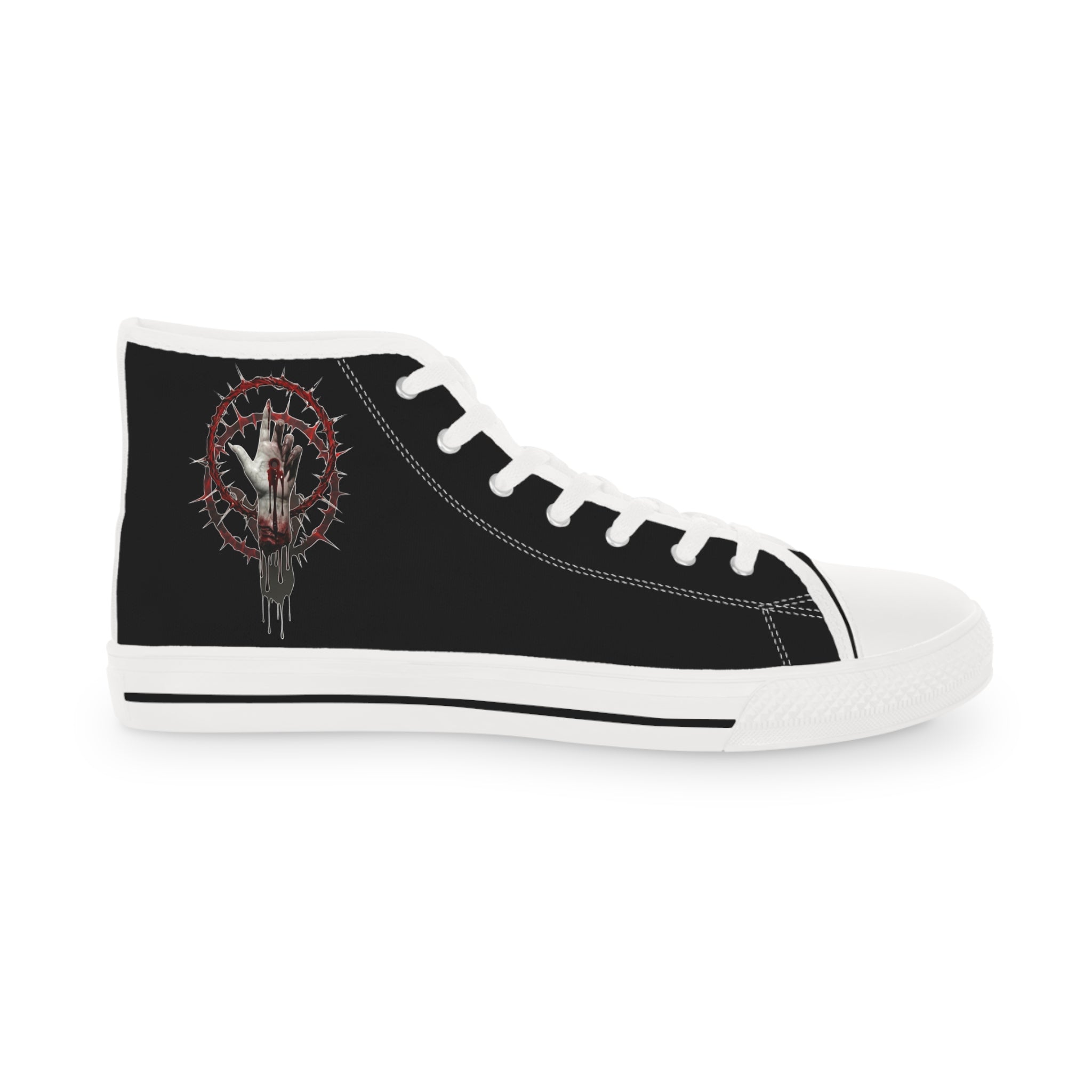 Severed Halo Logo Men's High-Top Sneakers