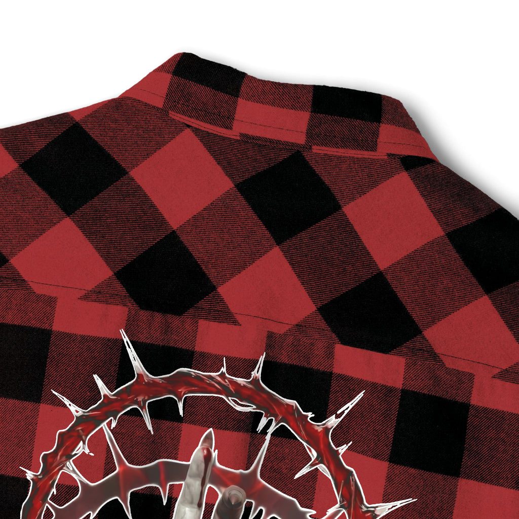 Severed Halo - Flannel Shirt — Graphic Back Print