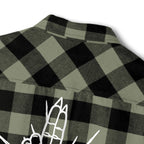 As Above So Below Back Graphic Flannel Shirt