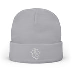 Minimal Gothic Embroidered Knit Beanie — S/H Winter Hat