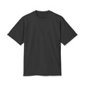 Minimal S/H Logo Embroidered Tee — Centered Graphic
