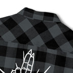 As Above So Below Back Graphic Flannel Shirt
