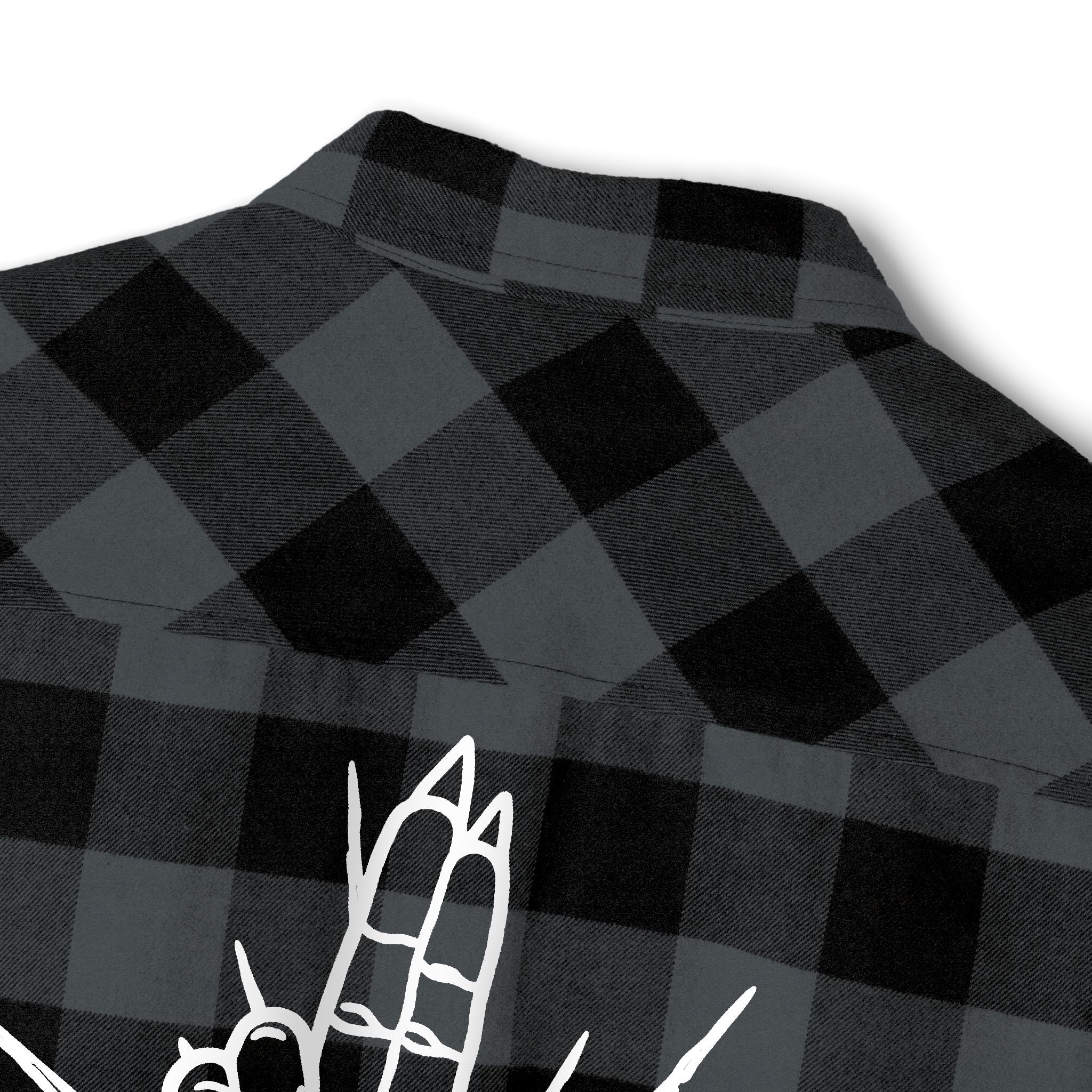 As Above So Below Back Graphic Flannel Shirt