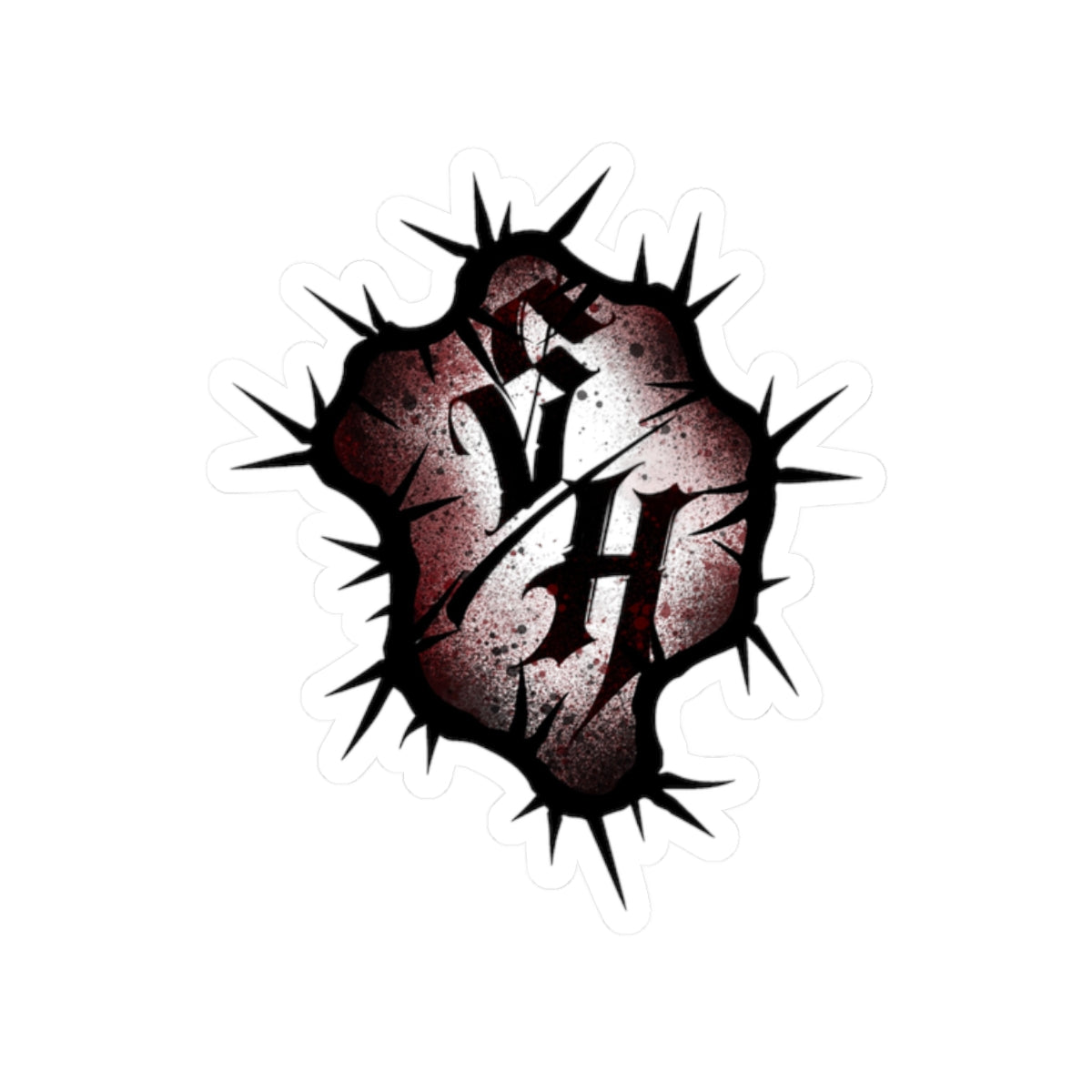 Kiss-Cut Sticker — S/H Minimal Vinyl Decal