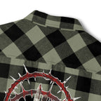 Severed Halo - Flannel Shirt — Graphic Back Print