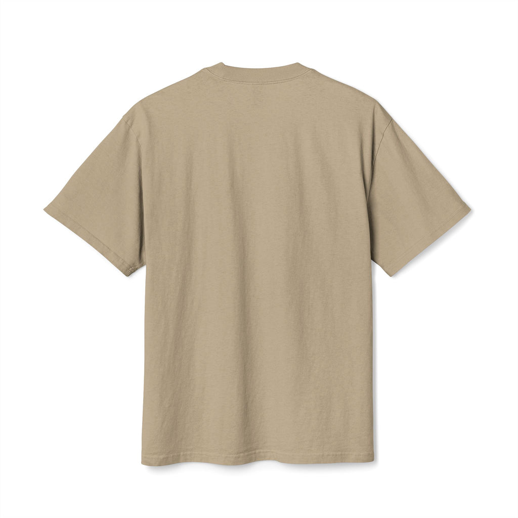 Minimal S/H Logo Embroidered Tee — Centered Graphic