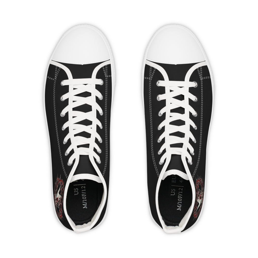 Severed Halo Logo Men's High-Top Sneakers