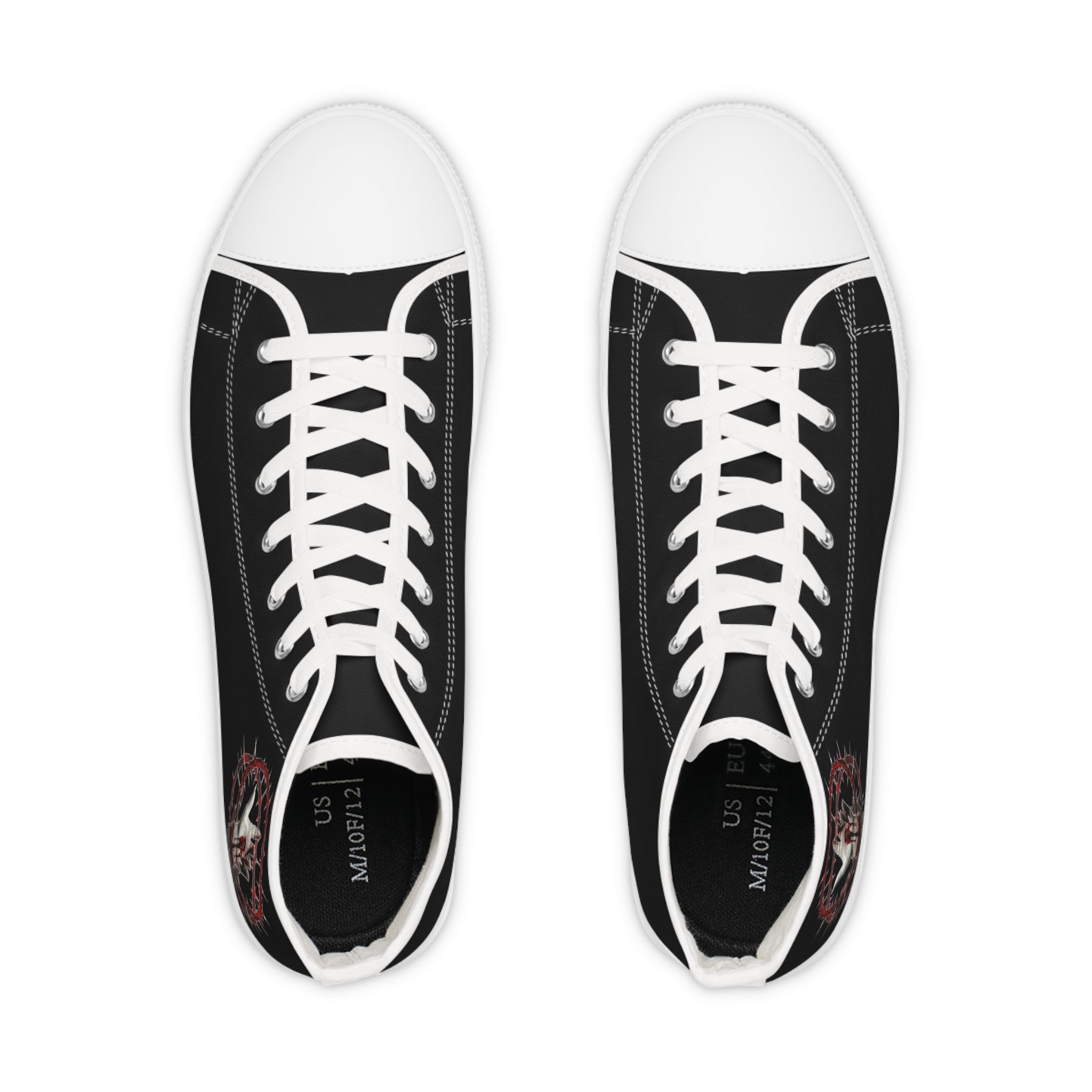 Severed Halo Logo Men's High-Top Sneakers
