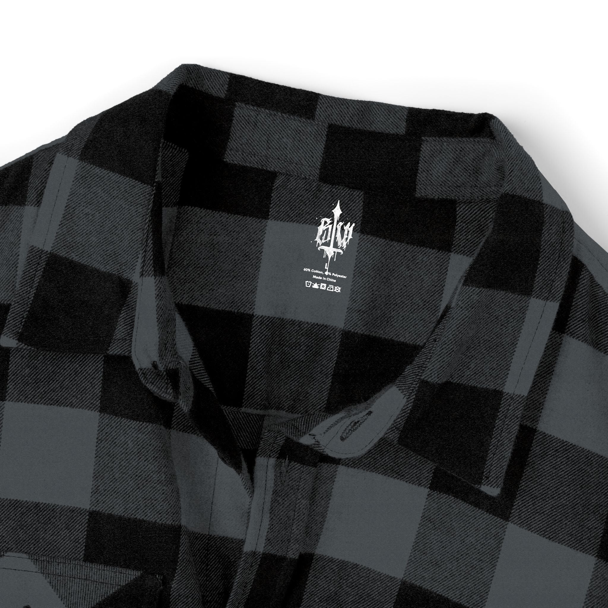Severed Halo - Flannel Shirt — Graphic Back Print