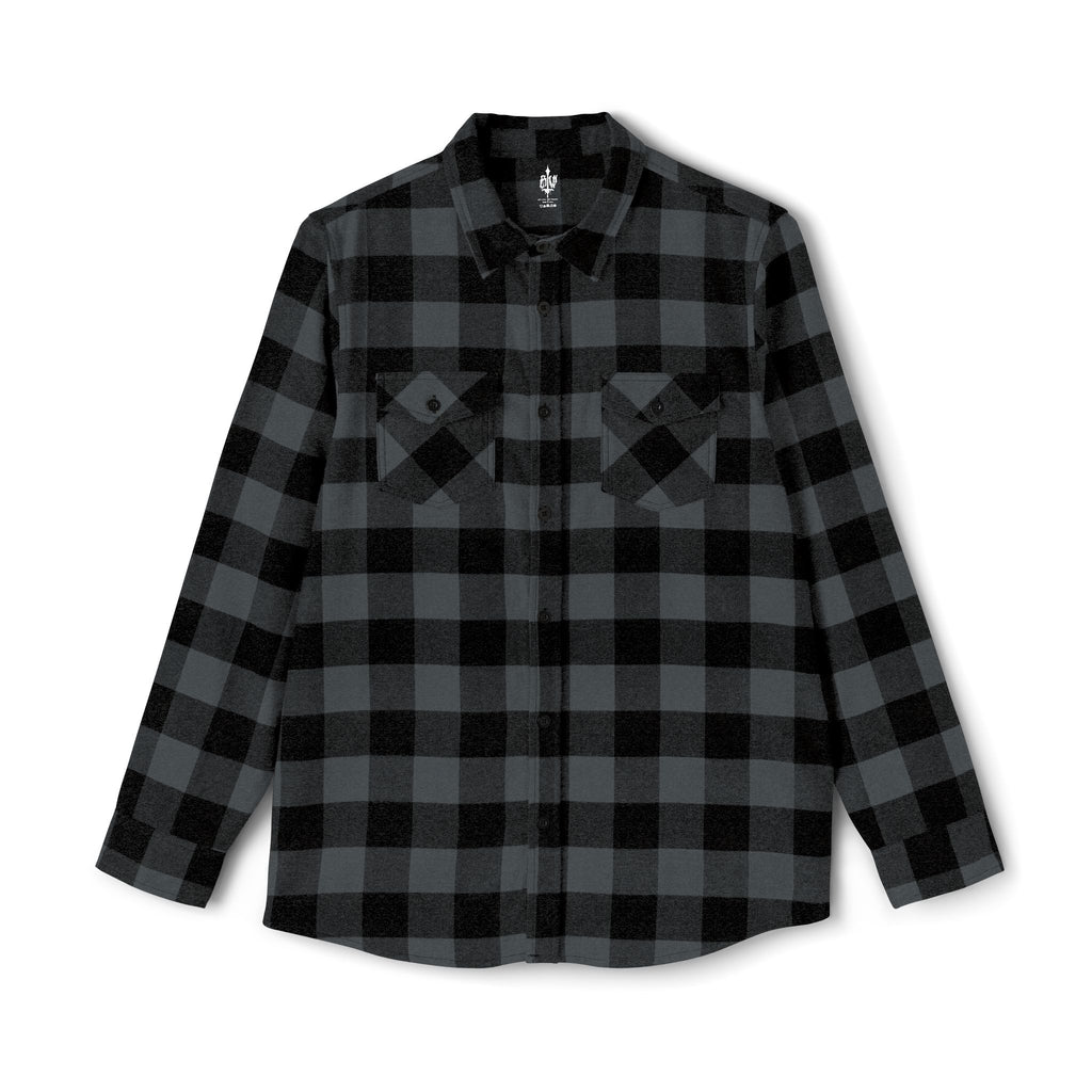 As Above So Below Back Graphic Flannel Shirt