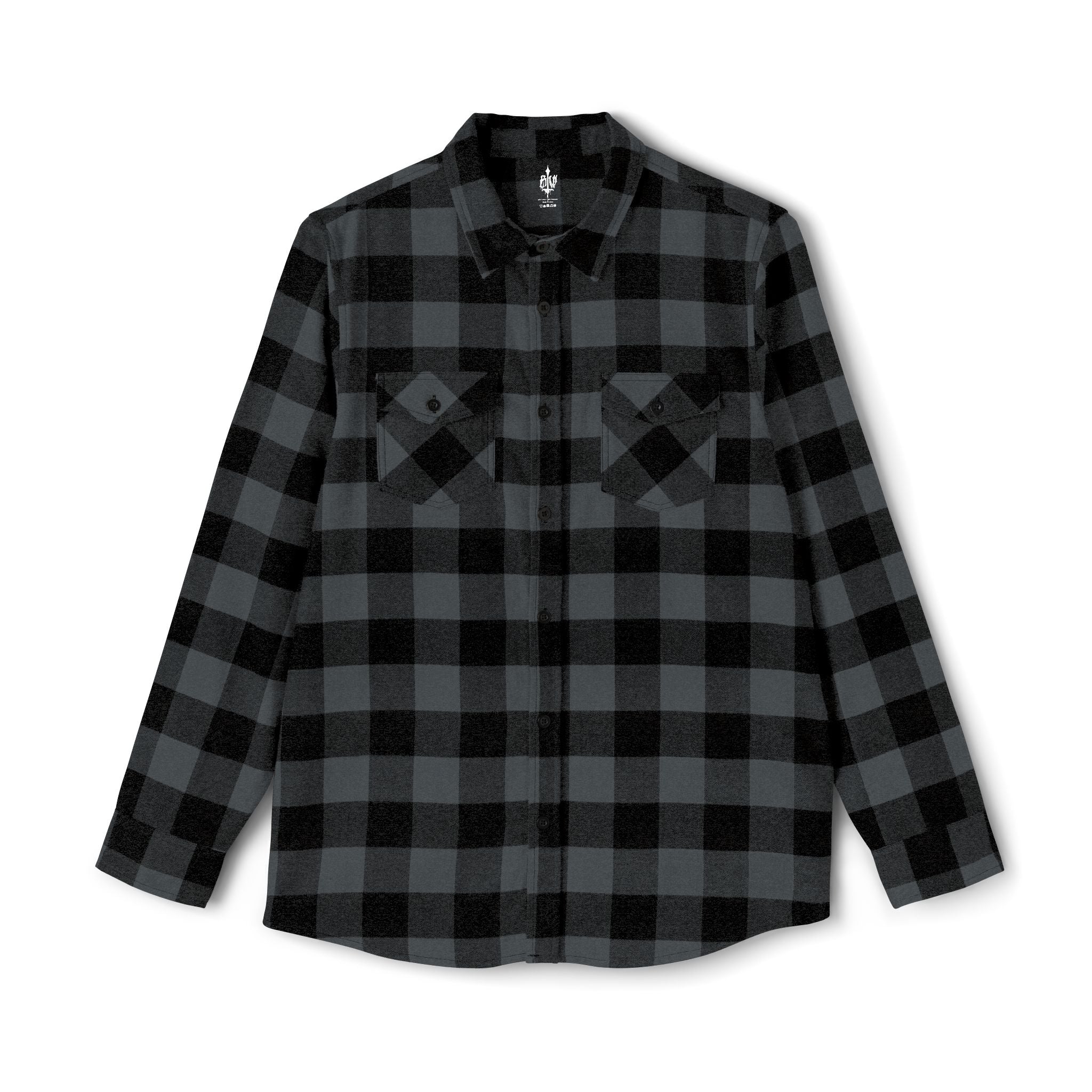 As Above So Below Back Graphic Flannel Shirt