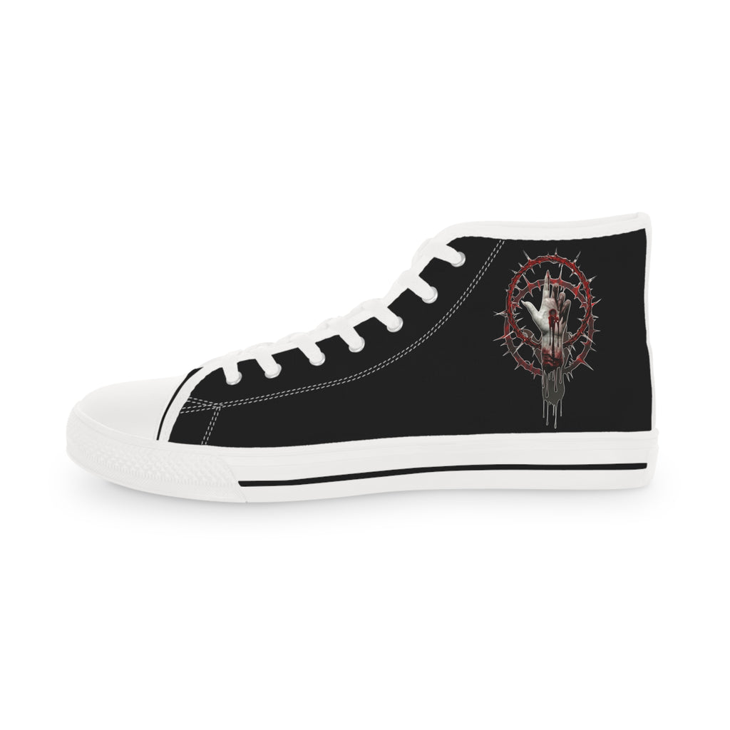 Severed Halo Logo Men's High-Top Sneakers
