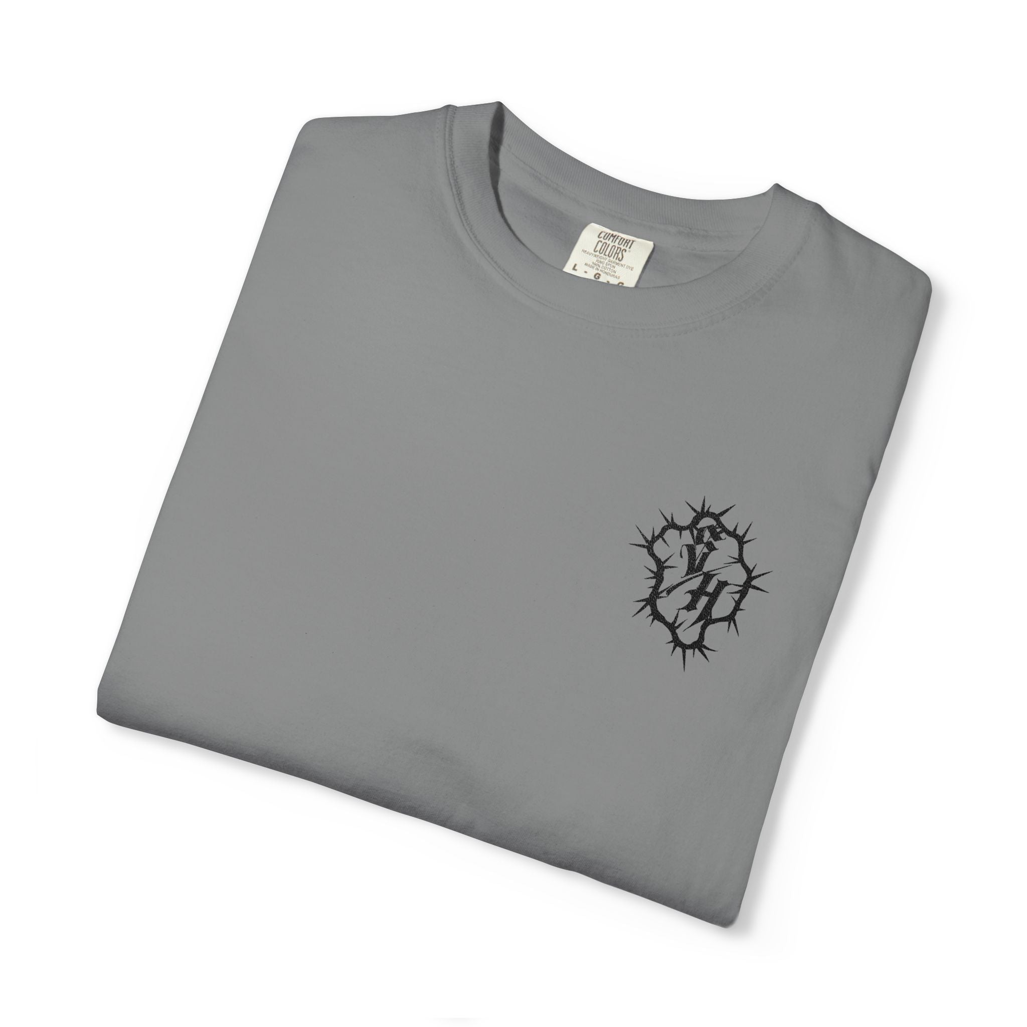 Embroidered Pocket Logo T-Shirt — Custom Color Choice
