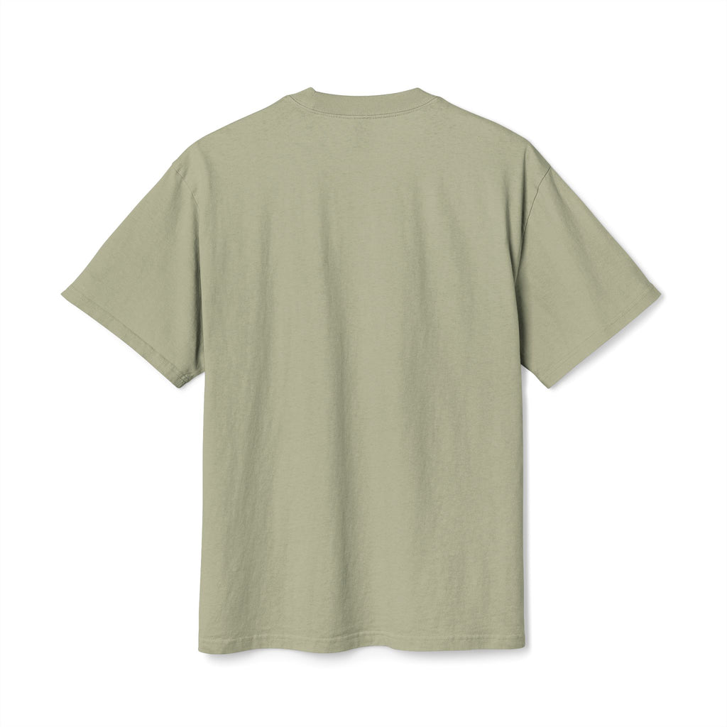 Minimal S/H Logo Embroidered Tee — Centered Graphic