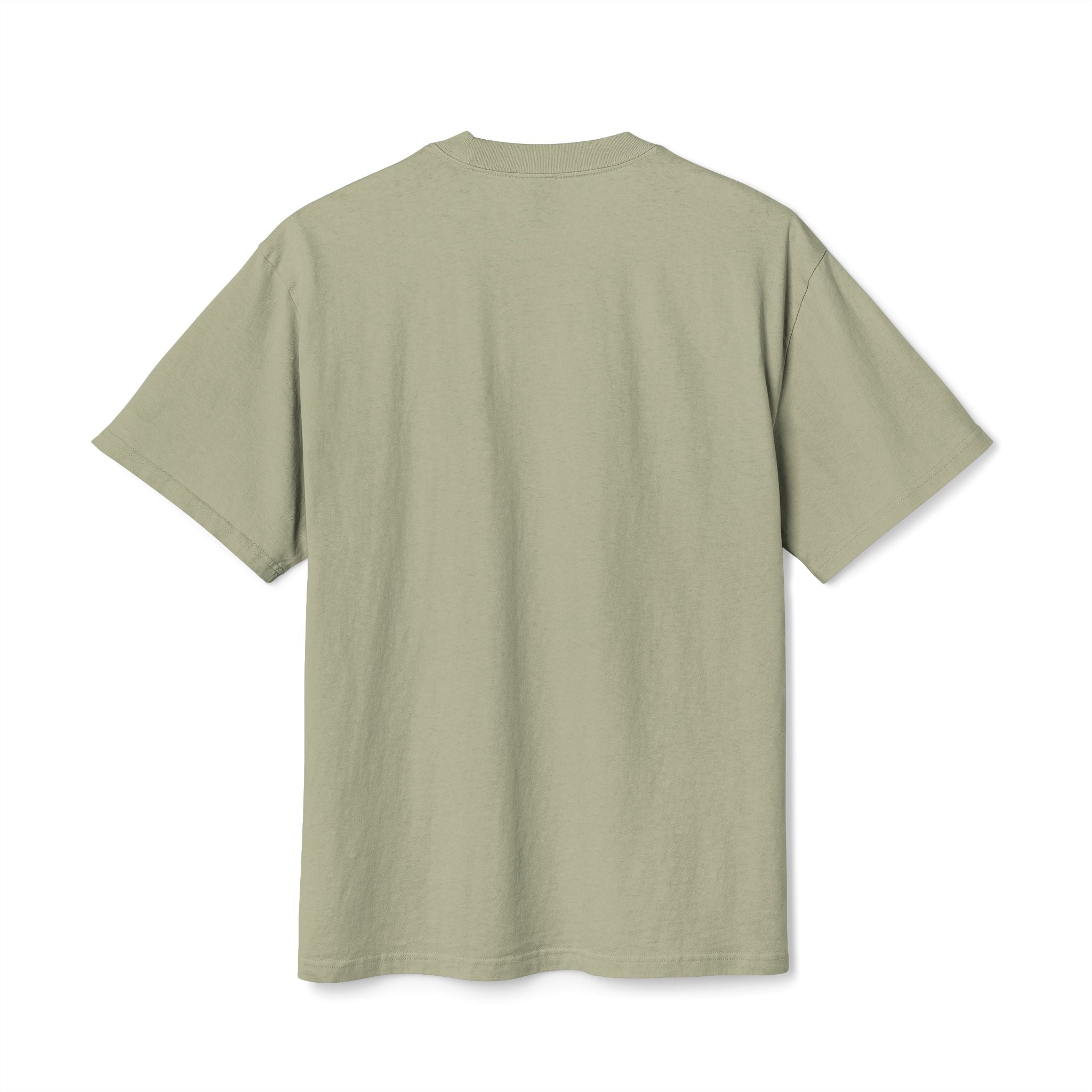 Minimal S/H Logo Embroidered Tee — Centered Graphic