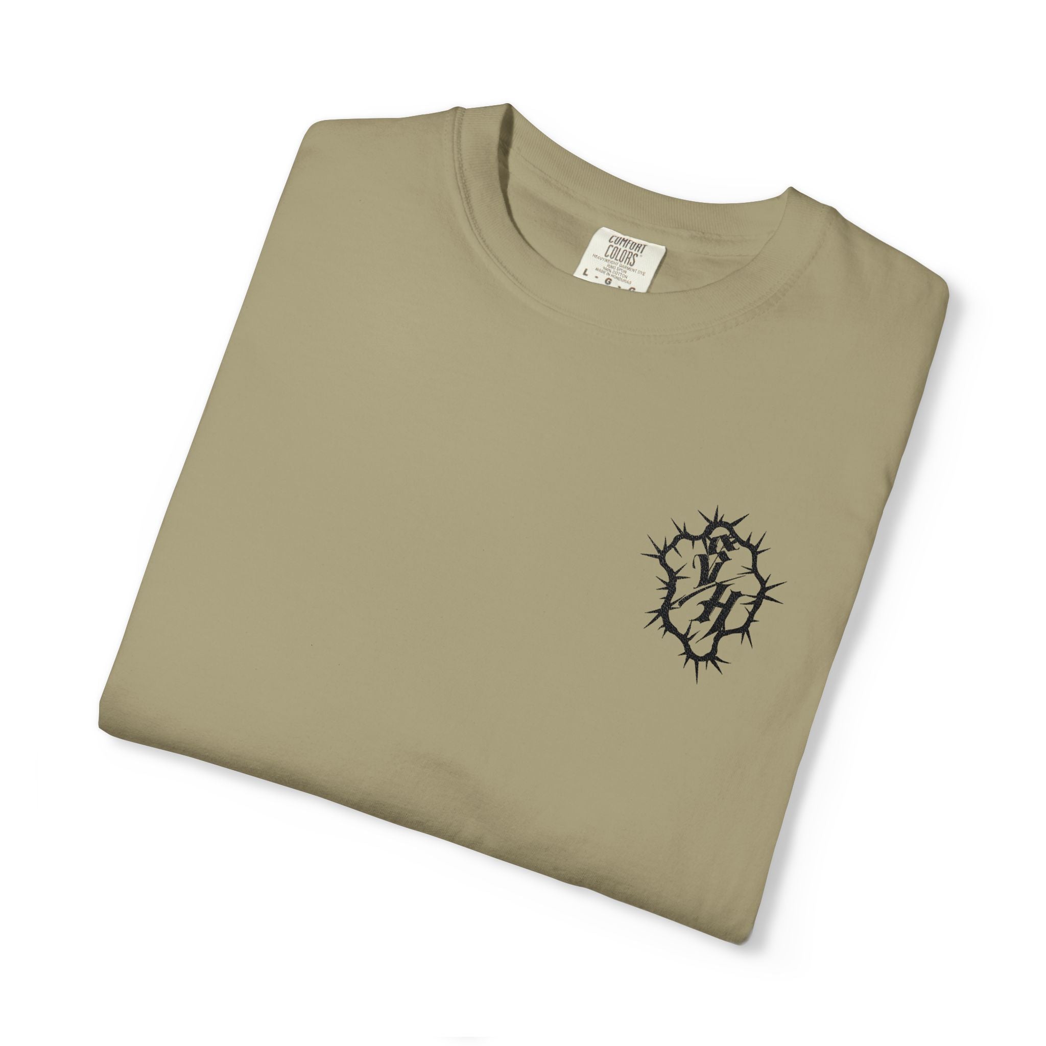 Embroidered Pocket Logo T-Shirt — Custom Color Choice