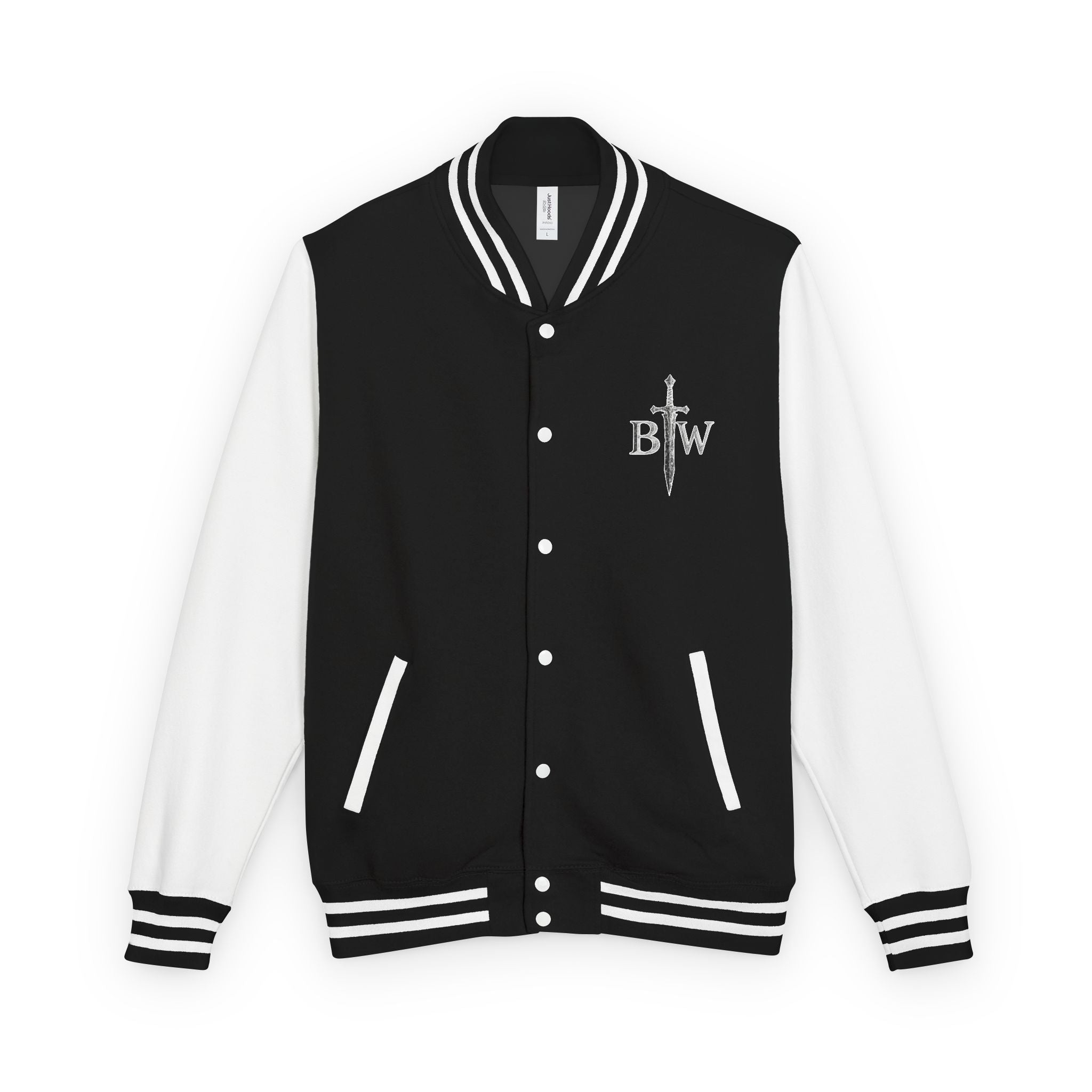 As Above So Below Embroidered Letterman Jacket