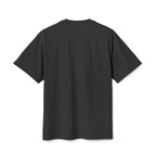 Minimal S/H Logo Embroidered Tee — Centered Graphic