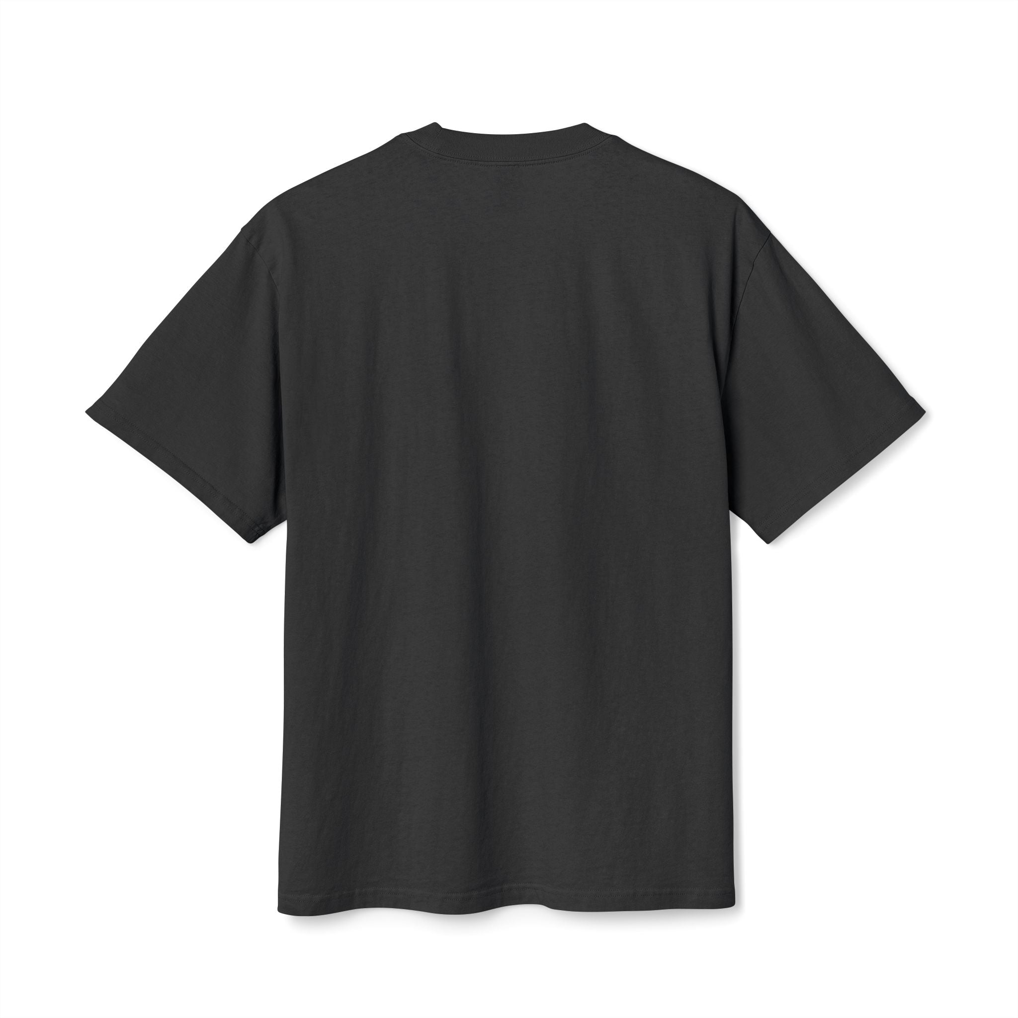 Minimal S/H Logo Embroidered Tee — Centered Graphic