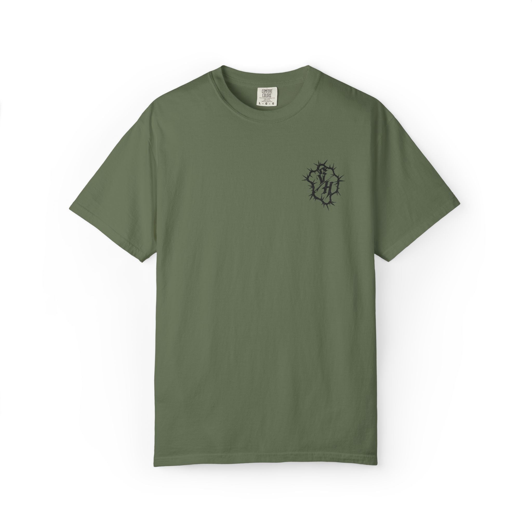 Embroidered Pocket Logo T-Shirt — Custom Color Choice