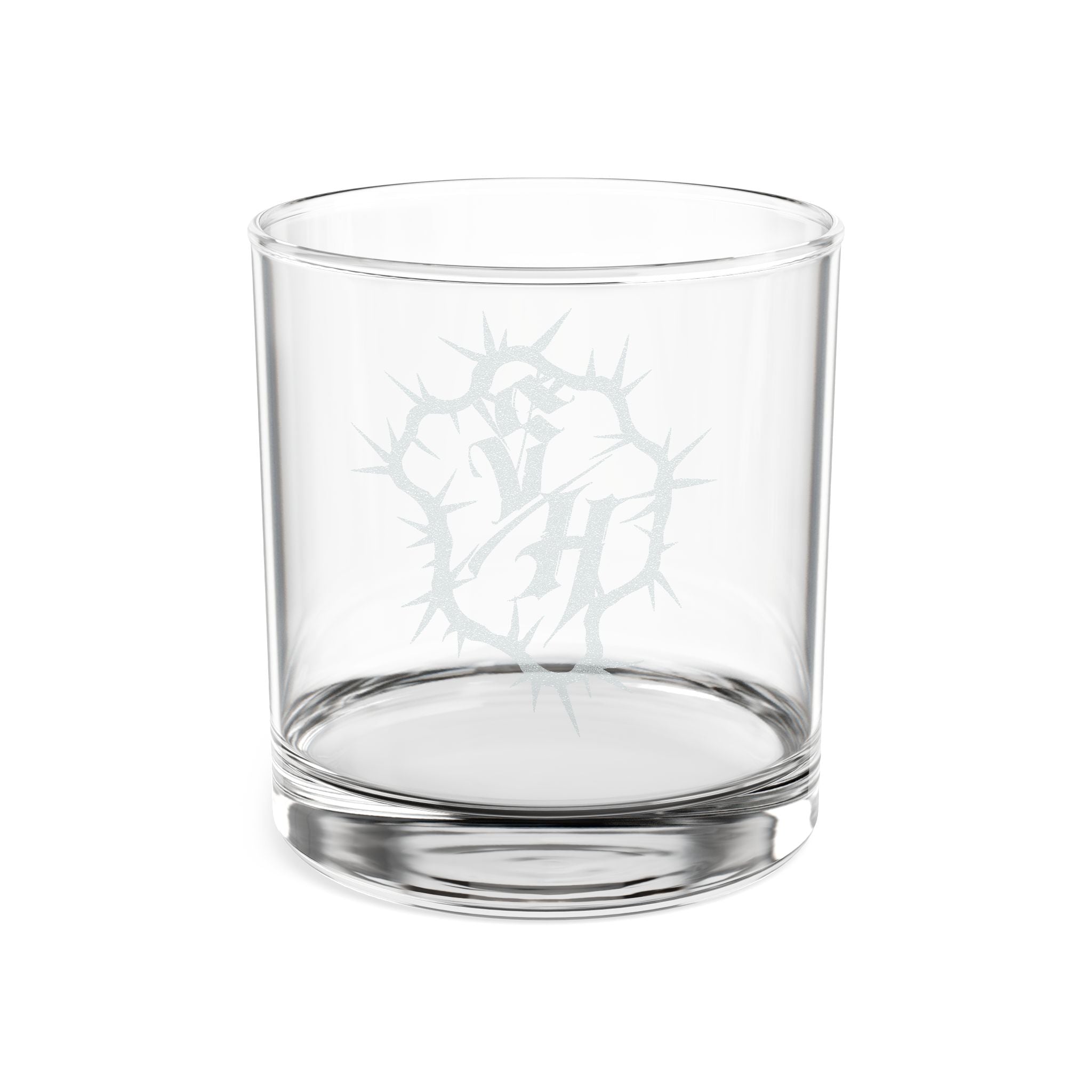 S/H Sipping 10.5 oz Rocks Glass — Engraved Whiskey Tumbler