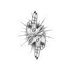As Above So Below Hands Mystical Occult Sticker — Kiss-Cut Decal