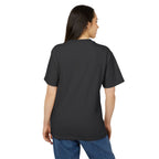 Minimal S/H Logo Embroidered Tee — Centered Graphic