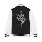As Above So Below Embroidered Letterman Jacket