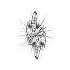As Above So Below Hands Mystical Occult Sticker — Kiss-Cut Decal