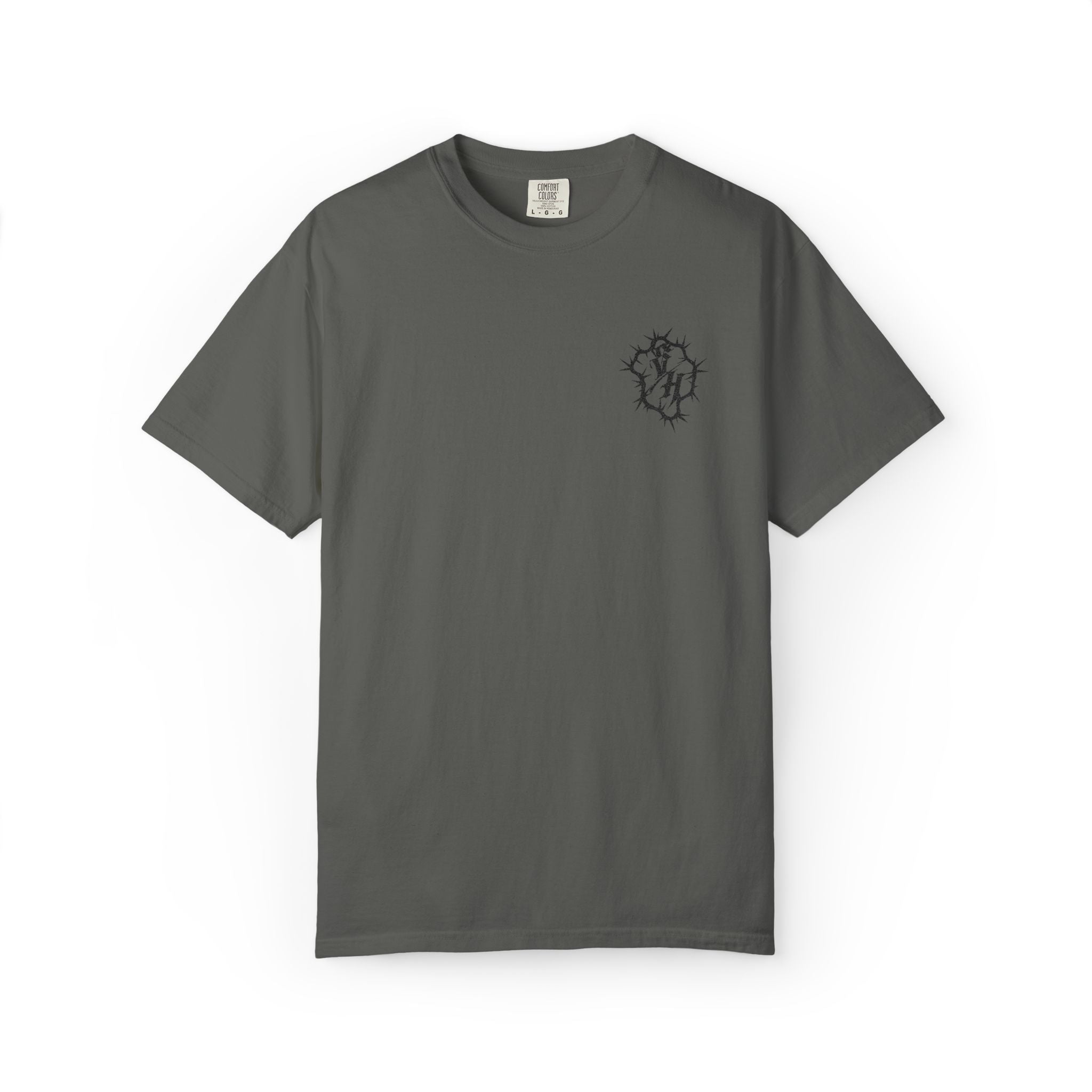 Embroidered Pocket Logo T-Shirt — Custom Color Choice