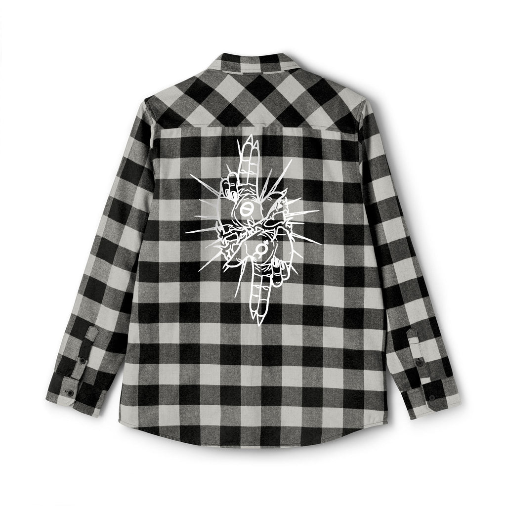 As Above So Below Back Graphic Flannel Shirt
