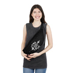 Gothic Calligraphy Fanny Pack — Music Festival Belt Bag