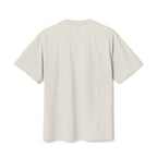 Minimal S/H Logo Embroidered Tee — Centered Graphic