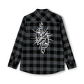 As Above So Below Back Graphic Flannel Shirt