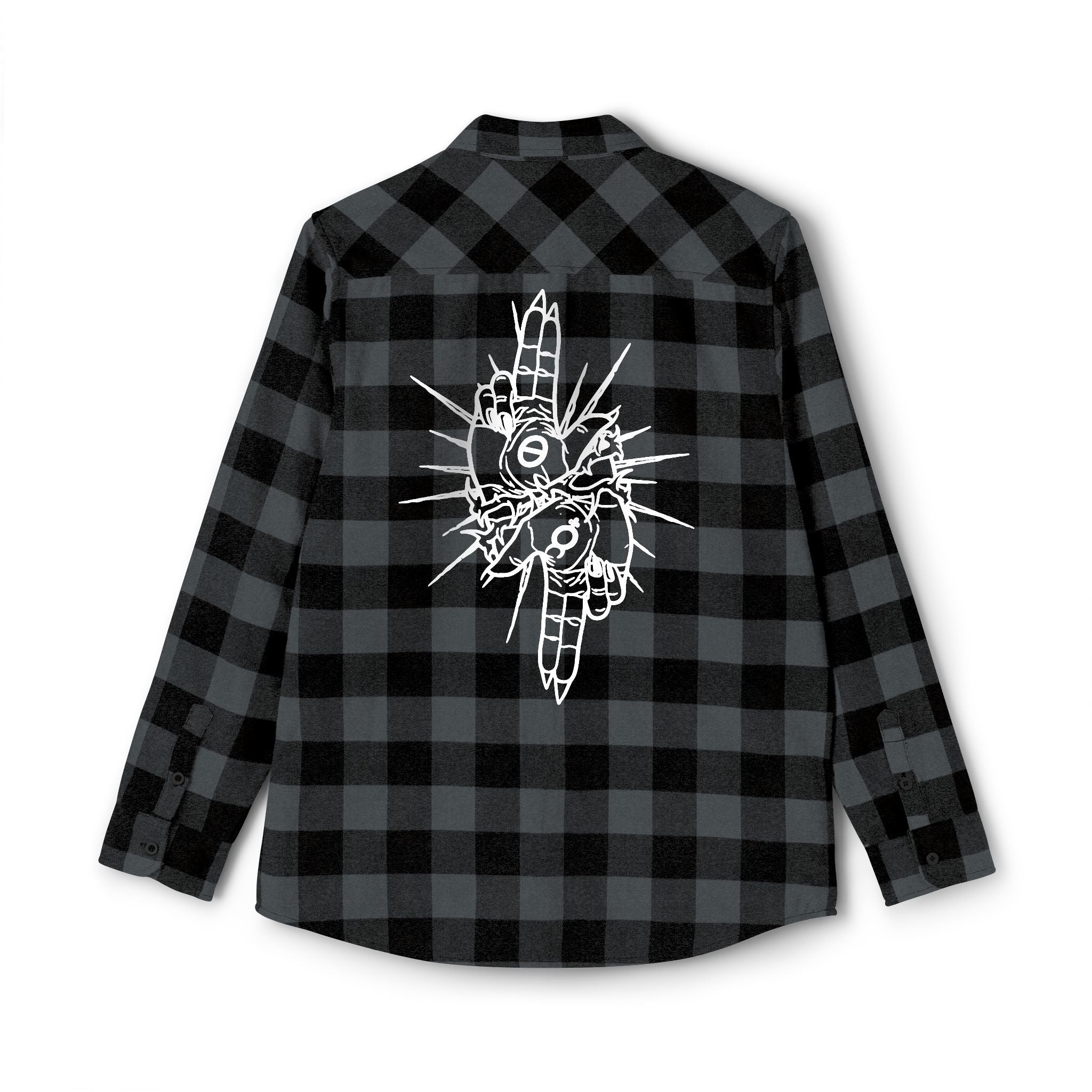 As Above So Below Back Graphic Flannel Shirt