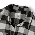 As Above So Below Back Graphic Flannel Shirt