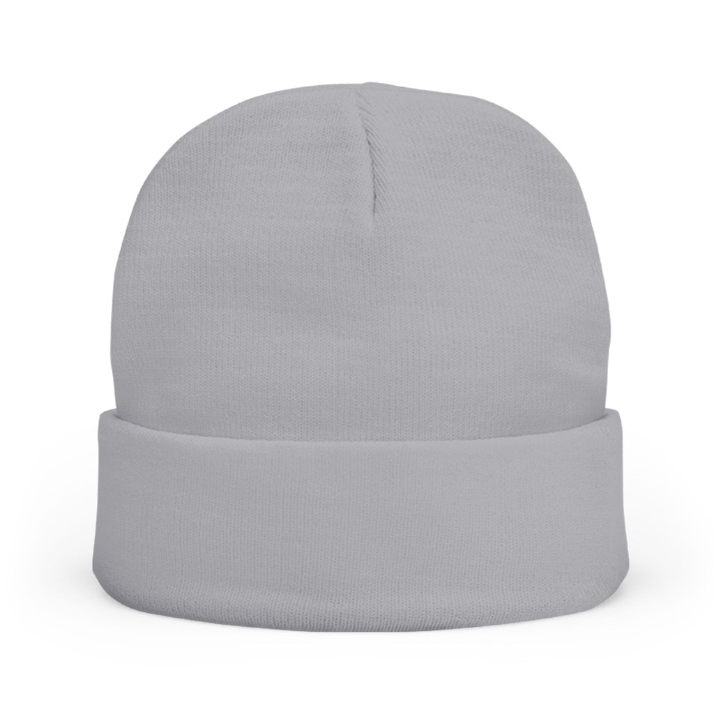 Minimal Gothic Embroidered Knit Beanie — S/H Winter Hat