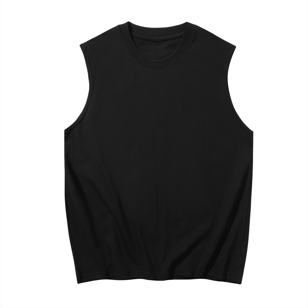 Severed Halo Back Graphic - Men's Sleeveless Cotton Tank Top