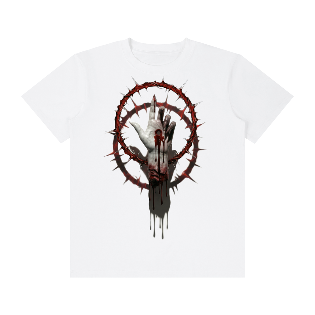 Severed Halo Front Graphic - Unisex Classic Crew Neck Cotton T-Shirt