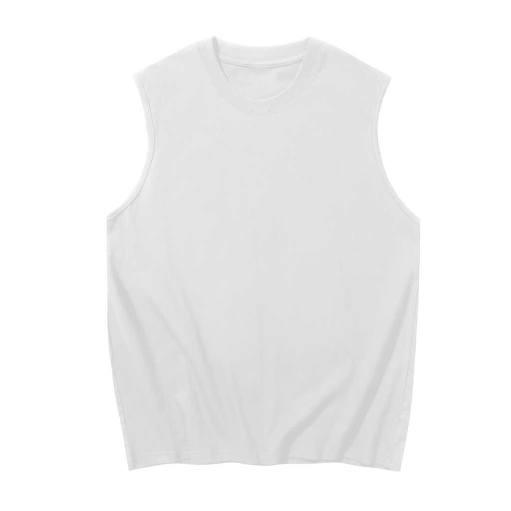 Severed Halo Back Graphic - Men's Sleeveless Cotton Tank Top