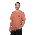 Embroidered Pocket Logo T-Shirt — Custom Color Choice