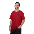 Embroidered Pocket Logo T-Shirt — Custom Color Choice